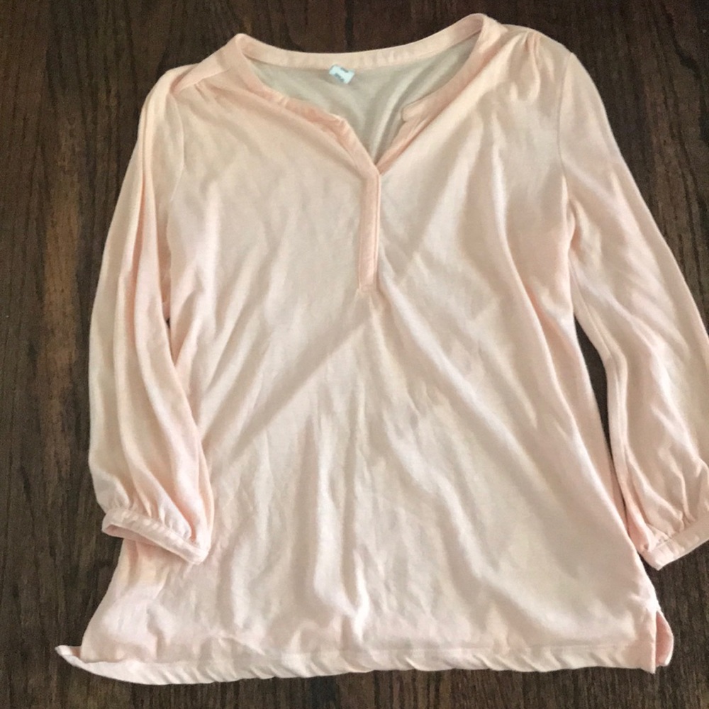 Old Navy Light pink 3/4 sleeve shirt
